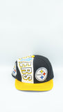 Vintage Pittsburgh Steelers Hat By Drew Pearson Snapback Big Block Letters WOOL NWT