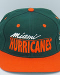 Vintage Miami Hurricanes The Game Wool Snapback Hat NCAA Sports 2 Live