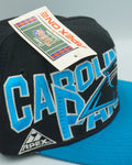 Vintage NFL Carolina Panthers Hat Apex One Bold Letters Panther Snapback WOOL NWT