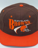 Vintage Cleveland Browns Youngan Snapback Hat By Drew Pearson WOOL NWOT