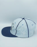 Vintage Georgetown University Hoyas Pinstripe Snapback Hat By The Game USA