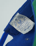Vintage 80s Detroit Lions Blue Bar Line Wool Snapback Hat Drew Pearson Youngan NFL