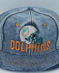 Vintage Miami Dolphins Helmet Logo Snapback Rare By Universal