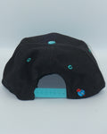 Vintage Miami Dolphins Helmet Logo Snapback Wool - Suede Brim Rare