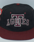 Vintage Texas A&M Aggies Hat Cardinal Cap Youngan Snapback WOOL NWT