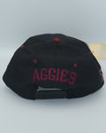 Vintage Texas A&M Aggies Hat Cardinal Cap Youngan Snapback WOOL NWT