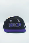 Vintage Colorado Rockies Snapback Hat Eds West Adult OSFA WOOL New With Tag 90s