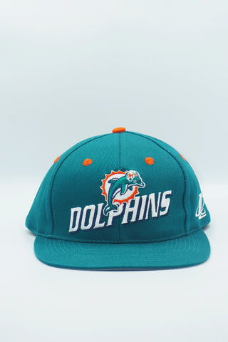 Vintage Miami Dolphins Logo Athletic Snapback Teal Hat NFL Football WOOL New Without Tag