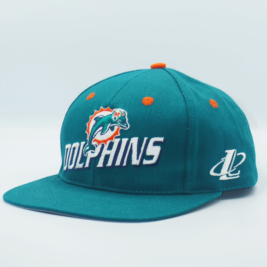 Miami Dolphins Retro Vintage Throwback Snapback Hat – Classic Helmet Logo