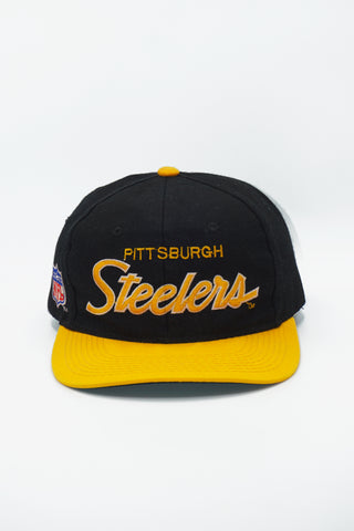 Vintage Pittsburgh Steelers Sports Specialties 2-Tone Dline WOOL