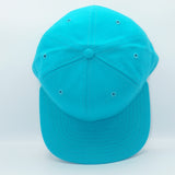 Vintage New Era SkyBlue Plain Snapback Hat WOOL New Without Tag 80s