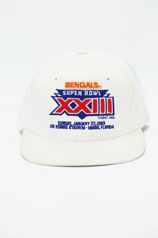 Vintage Cincinnati Bengals Super Bowl XXIII 1988 Champion Cap New Without Tag
