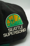 Vintage Seattle Sonics Supersonics AJD 2-Tone WOOL