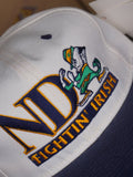 Vintage Notre Dame by #1 Apparel New With Tag WOOL  Grey Under Bill