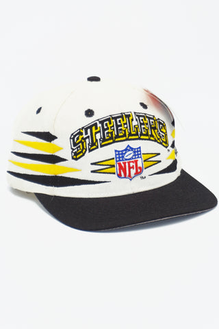 Vintage Pittsburgh Steelers Logo Athletic Diamond Print Snapback