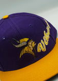 Vintage Minnesota Vikings Apex One Side Script Purple New Without Tag WOOL