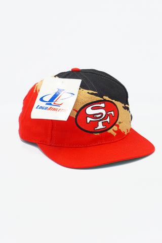 Vintage San Francisco 49ers Splash Logo Athletic Snapback Hat