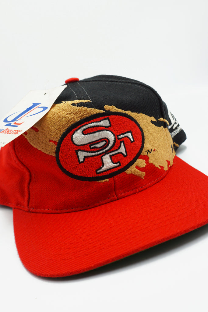 Vintage San Francisco 49ers Splash Logo Athletic Snapback Hat