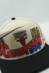 Vintage 1996 NBA Championship Chicago Bulls Snapback Logo Athletic - New Without Tag