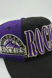 Vintage 90s Colorado Rockies Wool Starter Tri Power Snapback Hat Cap - WOOL