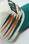 Vintage Diamond Cut Miami Dolphins Logo Athletic New Without Tag WOOL