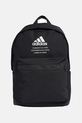 Adidas Classic Twill Fabric Backpack Black
