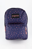 Jansport Super Break Palm Life Print Backpack Purple-Pink
