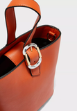 TopShop Tilt Orange Mini Tote